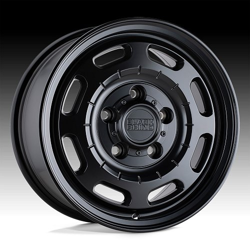 Black Rhino Bandolier Matte Black Custom Truck Wheels 1